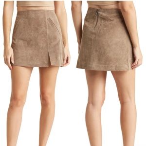 Blank NYC Suede Mini Skirt